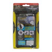 汎用スマートフォン用 防水ケース クリップ&スタンド付 ブラック OWL-MAWP09BK