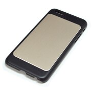 1235IP6A [iPhone 6ケース ハード SLIMPACK METAL SKIN ブラック/ゴールド]