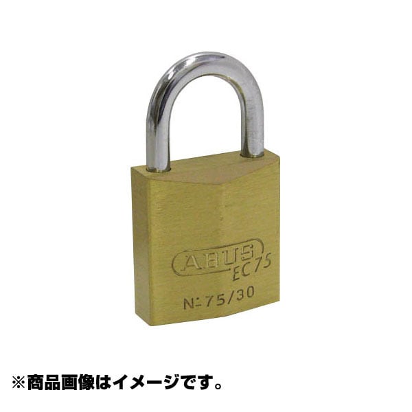 ABUS アバスEC75-60-KA [真鍮南京錠 ディンプルシリンダー 同番]Ω