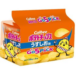 カルビー ポテトチップス うすしお味 GO5PACK 28g×5袋