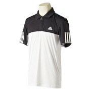 D84566-AG656-J/L [Response ポロシャツ メンズ Lサイズ ホワイト×ブラック]