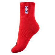 F41076-M9868-2325 [NBA アンクルソックス 23～25cm レッド×ブラック]