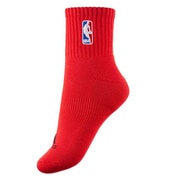 F41076-M9868-2527 [NBA アンクルソックス 25～27cm レッド×ブラック]