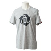 F96342-DCU39-J/L [ROSE ロゴ 半袖Tシャツ メンズ Lサイズ ミディアムグレイヘザー×ブラック]