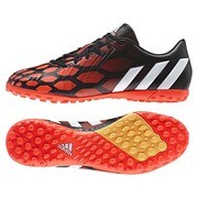 プレデターアブソラドISTF 人工芝用サッカーシューズ メンズ 27.5cm コアブラック/コアホワイト/ソーラーレッド [M17635-275]