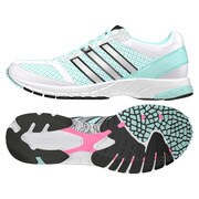 adizero Mana 7 W ランニングシューズ レディース 24.5cm ランニングホワイト/シルバーメット/フロストミントF14 [M19020-245]