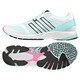 adizero Mana 7 W ランニングシューズ レディース 25.0cm ランニングホワイト/シルバーメット/フロストミントF14 [M19020-250]