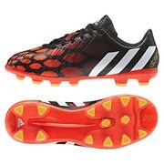 ハードグラウンド用サッカースパイク プレデターアブソラド IS HG ジュニアサイズ 19.0cm コアブラック×コアホワイト×ソーラーレッド [M20148-190]