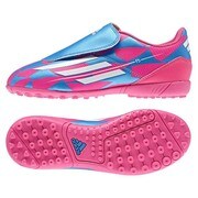 人工芝用サッカーシューズ F5 TF J Velcro(ジュニアサイズ) 19.0cm ソーラーピンク×コアホワイト×ソーラーブルーS14 [M25038-190]