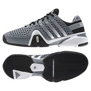 adipower barricade 8+ テニスシューズ メンズ 25.0cm グレー/シルバーメット/コアブラック [M25343-250]