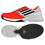 adizero ace 3 テニスシューズ メンズ 27.5cm ソーラーレッド×コアブラック×ランニングホワイト [M29844-275]