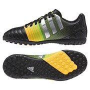 ナイトロチャージ 3.0 TF(ターフグラウンド用サッカートレーニングシューズ) メンズ 21.5cm コアブラック×シルバーメット×ソーラーゴールド [M29933-215]