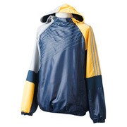 M33375-IJQ41-J/O [M ADIDAS REVOLUTION ハーフジップ ウィンド ジャケット ウォーム 長袖 Oサイズ]