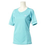 M34034-DEI45-J/L [adidasfleur Tシャツ レディース Lサイズ ビビッドミントF14]