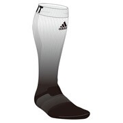 S03321-ITW41-2527 [techfit ハイソックスG 25～27cm ブラック×ホワイト]