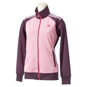 S03509-DDY64-J/S [adidas bloom ウォームアップジャケット plus レディース S リッチレッドF14]