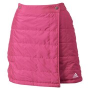 S04597-JED05-J/S [adidasfleur キルティングラップスコート レディース S ボールドピンク×ナイトグレー]