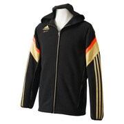 S07105-JJP67-J/L [M adidas Professional フード付 フリースジャケット 長袖 Lサイズ]