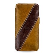 CBR-APIP6NMS4TBCBZ [BONRONI Premium Leather Case for iPhone 6s/6 4.7インチ用 横開き 高級本革ケース Zeus 茶/濃茶]
