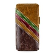 CBR-APIP6NMS4TBCB05Z3 [BONRONI Premium Leather Case for iPhone 6/6s 4.7インチ用 横開き 高級本革ケース Zeus III 茶/濃茶]