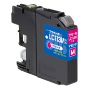 互換リサイクルインクカートリッジ ブラザー LC113M マゼンタ（染料） 日本製 JIT-B113M
