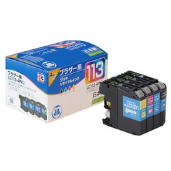 互換リサイクルインクカートリッジ ブラザー LC113-4PK 4色セット 日本製 JIT-B1134P