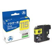 互換リサイクルインクカートリッジ ブラザー LC115Y イエロー(染料) JIT-B115Y