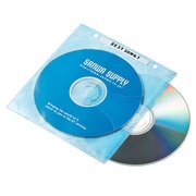 DVD CD不織布ケース リング穴付き 100枚入り 5色ミックス FCD-FR100MXN