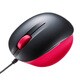 ブルーLED有線マウス レッド MA-BL6R