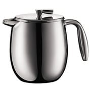 11055-16 [COLUMBIA（コロンビア） ダブルウォール フレンチプレス コーヒーメーカー 500ml シルバー]