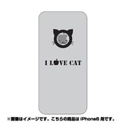 ip6-oc0016-uvbase-clbk [クリアスタンプ iPhone 6/6s 4.7インチ ネコリンゴBK]