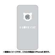 ip6-oc0016-uvbase-clwh [クリアスタンプ iPhone 6/6s 4.7インチ ネコリンゴWH]