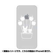 ip6-oc0063-uvbase-clwh [クリアスタンプ iPhone 6/6s 4.7インチ 浮かぶリンゴWH]