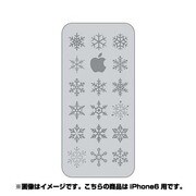 ip6-oc0064-uvbase-clgr [クリアスタンプ iPhone 6/6s 4.7インチ Snow Crystal AppleGY]
