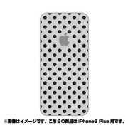 ip6l-oc0003-uvbase-clbk [クリアスタンプ iPhone 6 Plus/6s Plus 5.5インチ 水玉アップルBK]