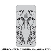 ip6l-oc0009-uvbase-clbk [クリアスタンプ iPhone 6 Plus/6s Plus 5.5インチ アップルリーフ ウィングBK]