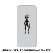 ip6l-oc0047-uvbase-clbk [クリアスタンプ iPhone 6 Plus/6s Plus 5.5インチ グレイアップルBK]