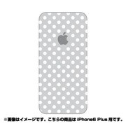 ip6l-oc0003-uvbase-clwh [クリアスタンプ iPhone 6 Plus 5.5インチ 水玉アップルWH]