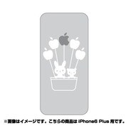 ip6l-oc0063-uvbase-clwh [クリアスタンプ iPhone 6 Plus 5.5インチ 浮かぶリンゴWH]