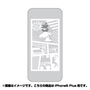 ip6l-oc0081-uvbase-clwh [クリアスタンプ iPhone 6 Plus 5.5インチ コミックアップルWH]