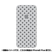 ip6l-oc0003-uvbase-clgr [クリアスタンプ iPhone 6 Plus/6s Plus 5.5インチ 水玉アップルGY]