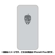 ip6l-oc0030-uvbase-clgr [クリアスタンプ iPhone 6 Plus/6s Plus 5.5インチ ガイ・フォークスGY]
