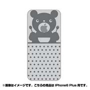ip6l-oc0050-uvbase-clgr [クリアスタンプ iPhone 6 Plus/6s Plus 5.5インチ イタダキマスGY]