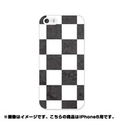 ip6-0144-uvbase-cl [デザインケース iPhone 6/6s 4.7インチ Checker BK]