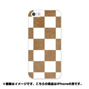 ip6-0146-uvbase-cl [デザインケース iPhone 6 4.7インチ Checker BR]
