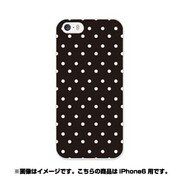 ip6-0228-uvbase-cl [デザインケース iPhone 6/6s 4.7インチ スモールドット BK]