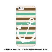 ip6-0257-uvbase-cl [デザインケース iPhone 6/6s 4.7インチ ドットアンカーチョコミント]