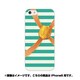 ip6-0261-uvbase-cl [デザインケース iPhone 6/6s 4.7インチ アンカーリボン 緑]