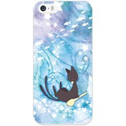 ip6-0263-uvbase-cl [デザインケース iPhone 6/6s 4.7インチ 海ト黒猫]