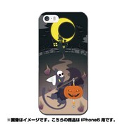 ip6-0413-uvbase-cl [デザインケース iPhone 6/6s 4.7インチ 黒猫ミイラト三日月ノ城]